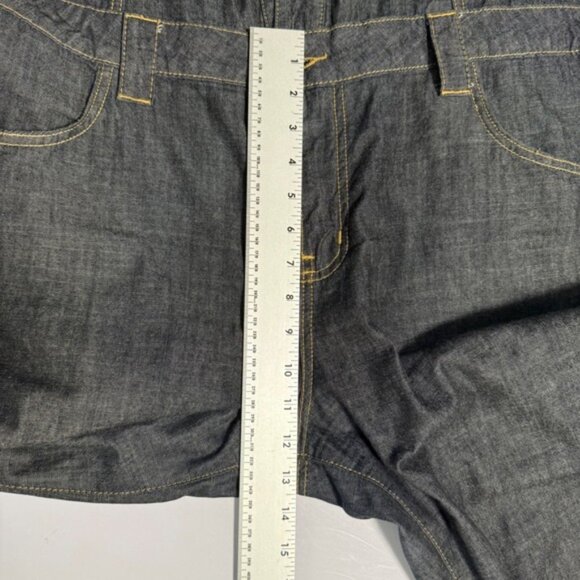 Baby Phat Womens Denim Jumpsuit Short Sleeve 100% Cotton Capri Length 18 Y2K - Picture 14 of 16